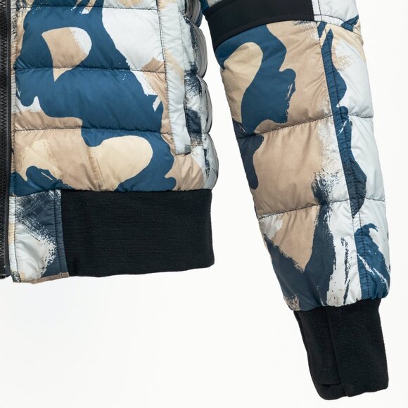 Canada Goose Cabri Blue Free Form Camo Quilted Hooded Down Jacket - Picture 7 of 16